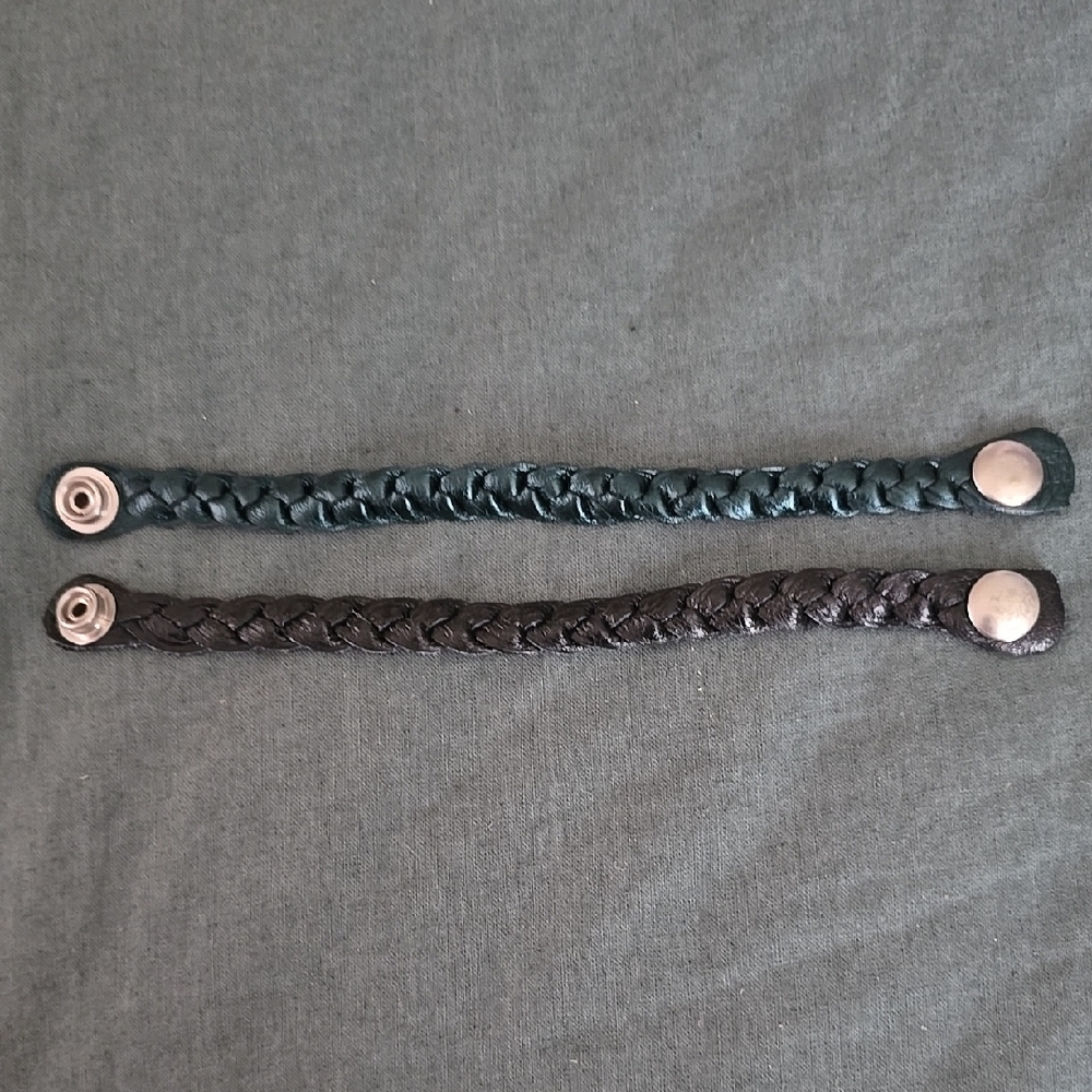 Leather Braided Bracelets